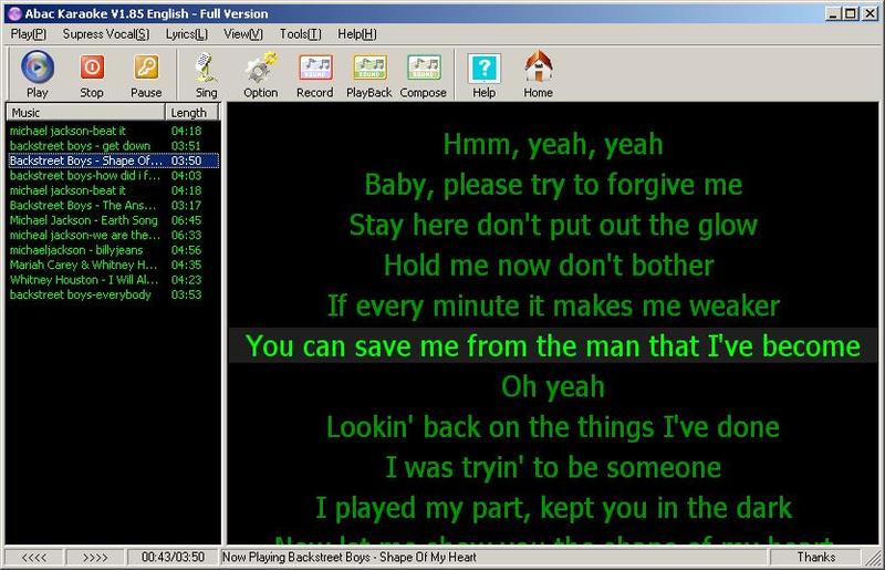 Abac Karaoke Screenshot